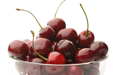 Cherries in bowl