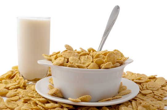 flakes in the bowl
