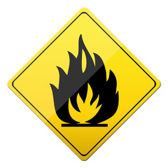 feuer, hot, flamme button, sign, schild