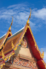 Buddhist church roof