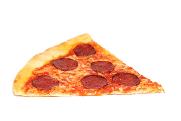 Pizza slice close-up