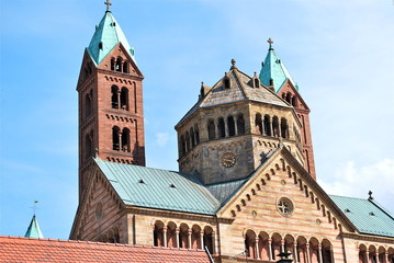 Fototapeta na wymiar Turmlandschaft zu Speyer