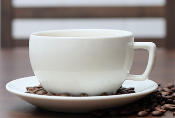 White cup
