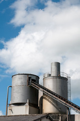 old gray silo