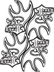 American culture icon. Editable Vector illustration