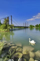 an der Aare, Grenchner Autobahnbrücke, Solothurn, Schweiz © Rysi