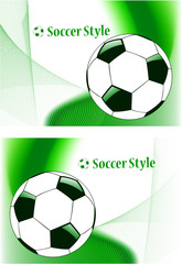 Obraz premium the vector abstract sport soccer background