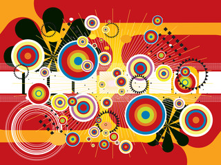 Obraz premium Illustrated of colors design, colorful background