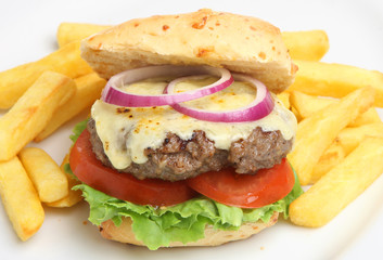 Cheeseburger & Chips