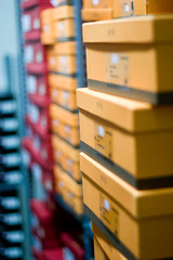 shoe boxes