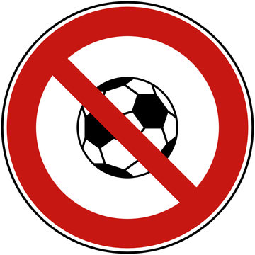 Ballspielen verboten