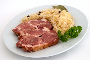 Kassler mit Sauerkraut