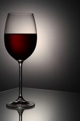 Still-life with the wine glass