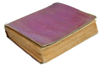old book isolated