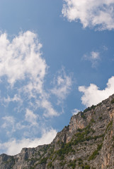 Naklejka premium mountains with sky