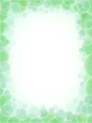 greenery abstract frame pattern