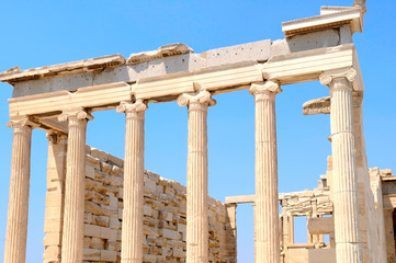 Obraz premium the Erechtheion in Acropolis, Greece