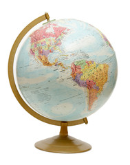 Globe on the Americas