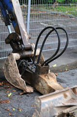 Close up of industrial machinery