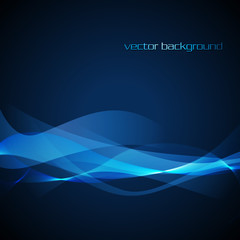 vector blue wave
