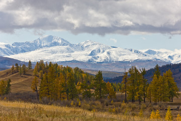 Autumn in mountains