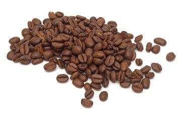 Naklejka premium Kaffee-Bohnen