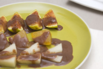 fruits dipped in chocolate