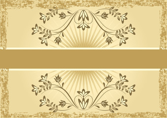 Vintage background with ornament