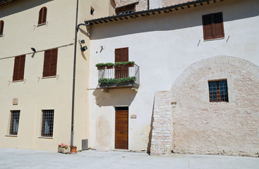 Typical house. Spello. Umbria.