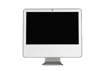 Modern desktop computer with path
