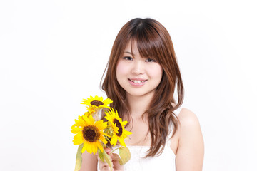 ひまわり 女の子