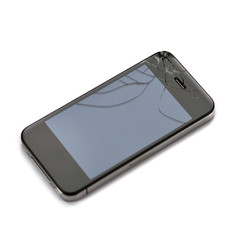 zerbrochenes Display einer Mobiltelefons - 25625236