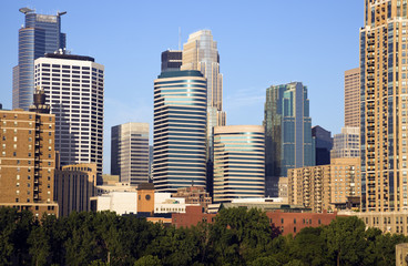 Fototapeta premium Modern Downtown of Minneapolis