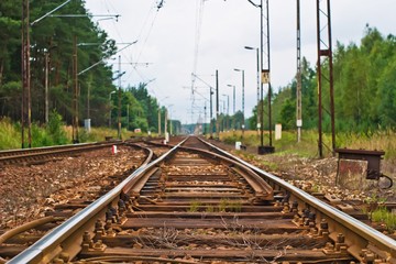 Fototapeta na wymiar railway