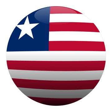 boule liberia ball drapeau flag