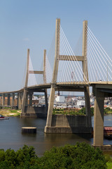 Suspension Bridge In Mobile Alabama