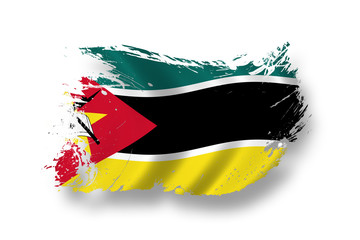 Flag of Mozambique - obrazy, fototapety, plakaty