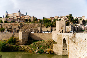 Cité fortifiée de Tolède - obrazy, fototapety, plakaty