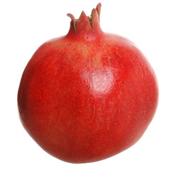 Pomegranate isolated on white background