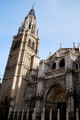 Obraz premium Façade de la cathédrale de Tolède