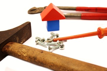Handwerker - Hausbau