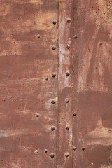 rusty metal door