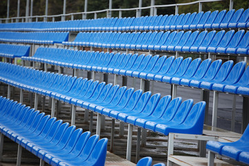 Blue chairs