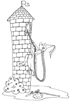 Rapunzel, M&auml;rchen, Frauenpower, Turm, Emanzipation