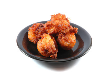 Thai dessert  fry fruit
