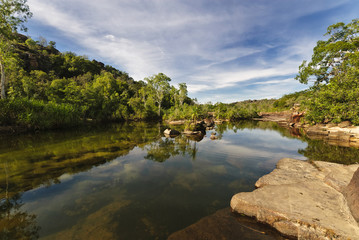 Fototapeta na wymiar Powyżej Twin Falls, Kakadu National Park, Australia