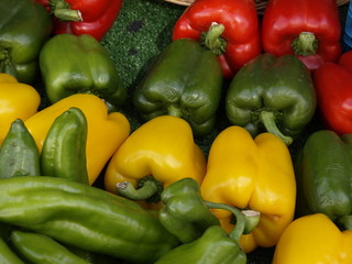 Verdura en un mercado de Paris