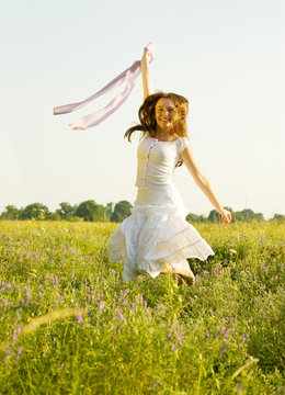 Jumping  girl