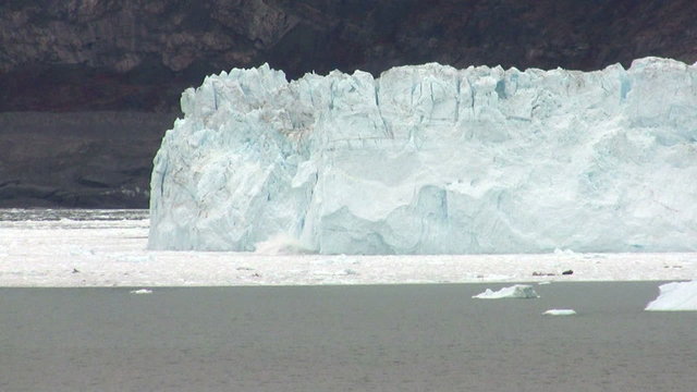 Calving glacier