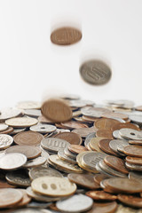 落ちてくる硬貨